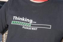 T-shirt: Thinking...