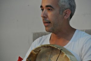 Peter Morin with Drum