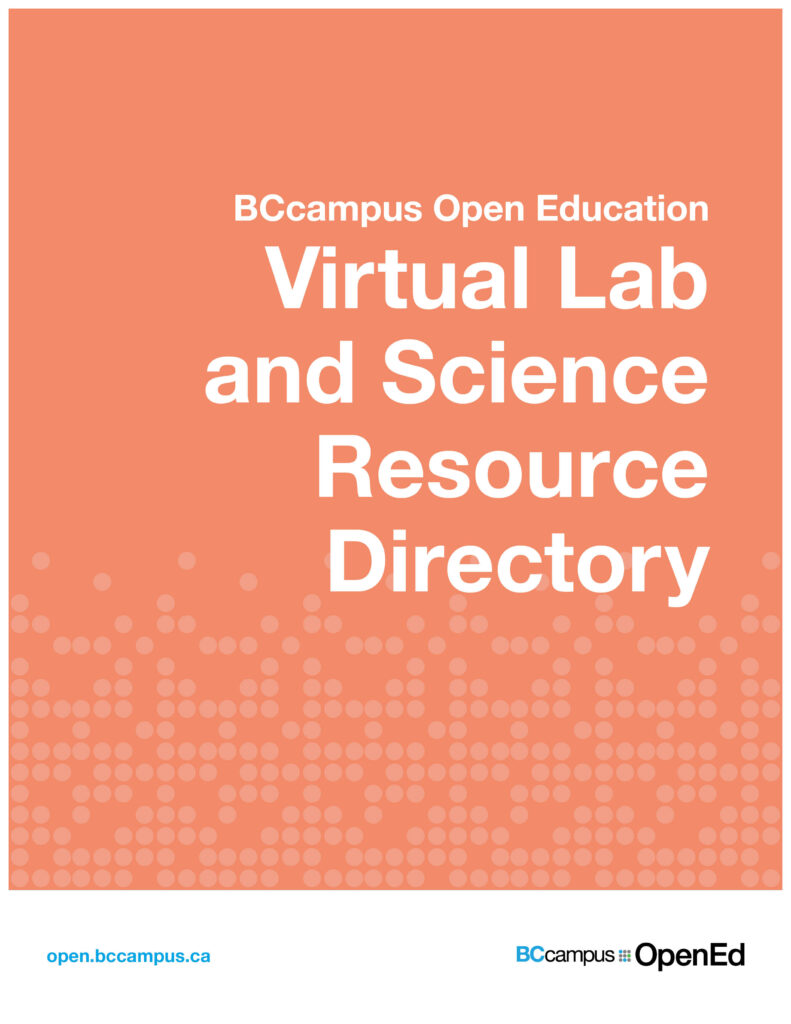 Front cover image of Virtual Lab and Science Resource Directory