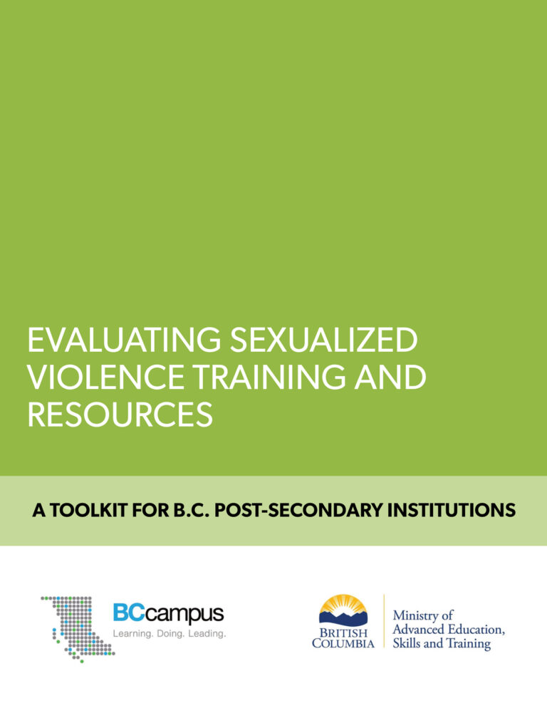 Preventing And Responding To Sexual Violence – BCcampus