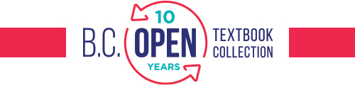 B.C. Open Textbook Collection 10 year logo