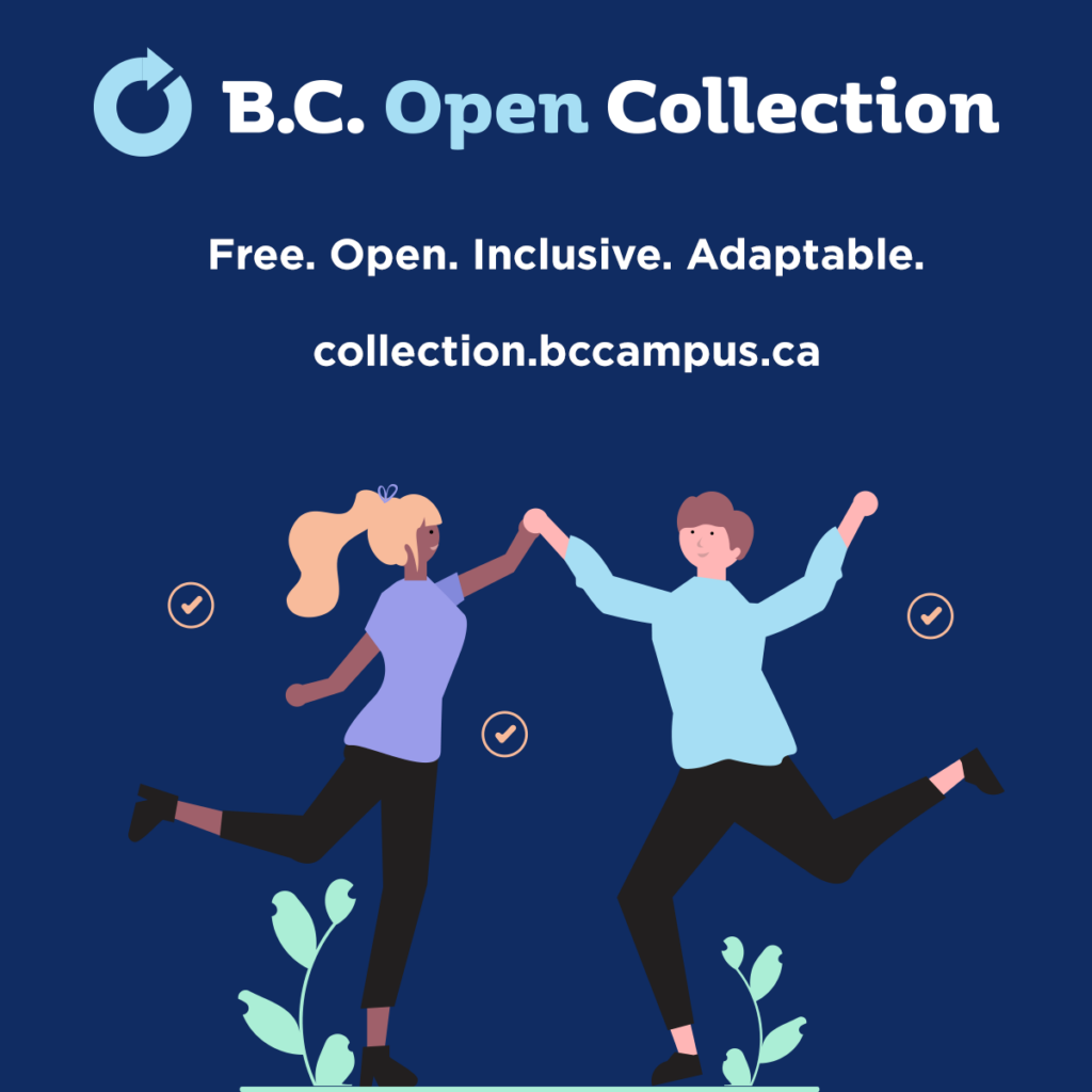 "B.C. Open Collection: Free. Open. Adaptable. collection.bccampus.ca"